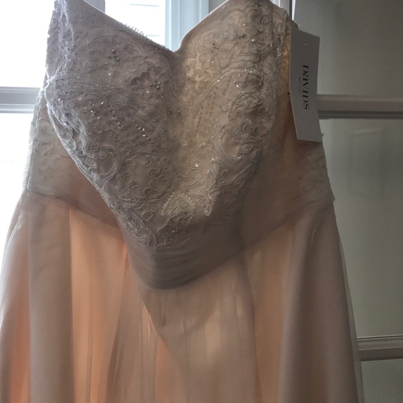 Beautiful Summer Wedding Dress! Size 16W. - Picture 7 of 13